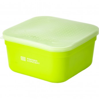 Коробка рыболовная для наживки с крышкой FEEDER CONCEPT FEEDER BAIT BOX р.L Коробка рыболовная для наживки с крышкой FEEDER CONCEPT FEEDER BAIT BOX р.L