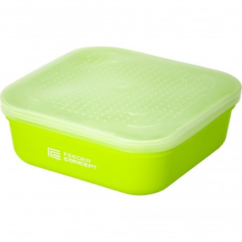 Коробка рыболовная для наживки с крышкой FEEDER CONCEPT FEEDER BAIT BOX р.M Коробка рыболовная для наживки с крышкой FEEDER CONCEPT FEEDER BAIT BOX р.M